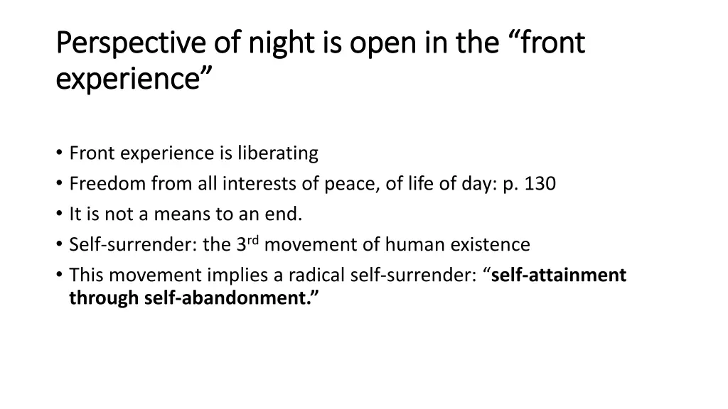 perspective of night is open in the front