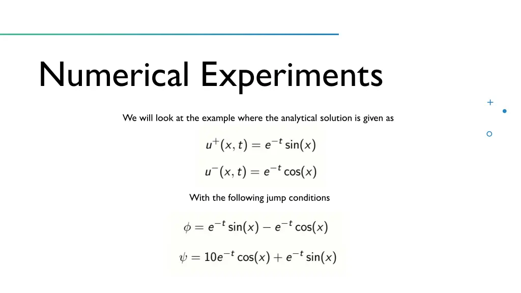 numerical experiments 2