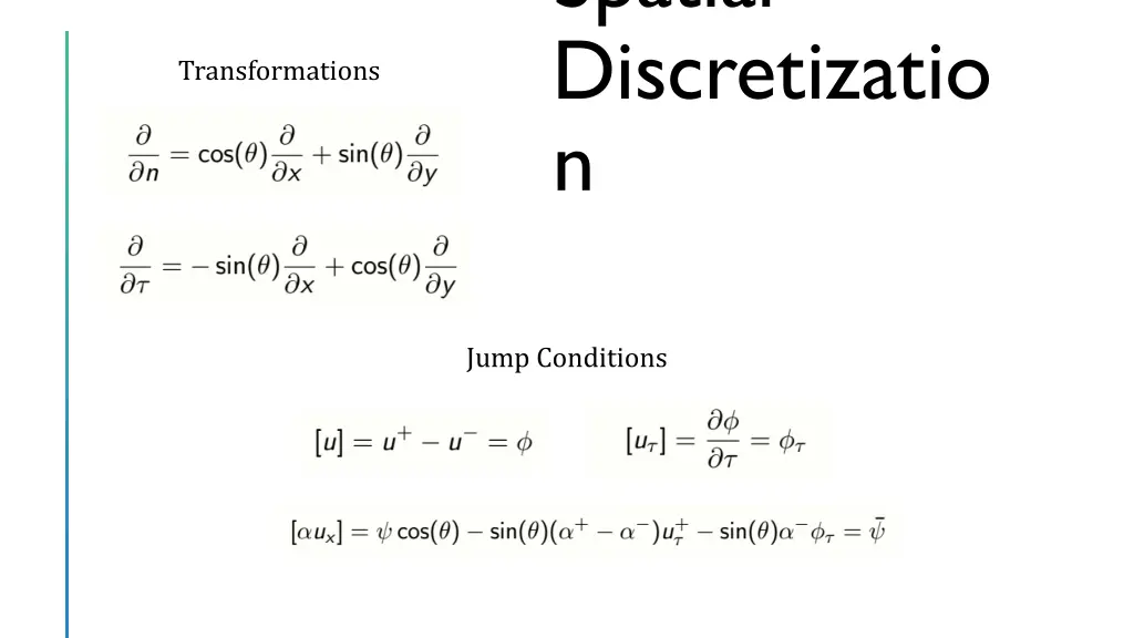 spatial discretizatio n 1