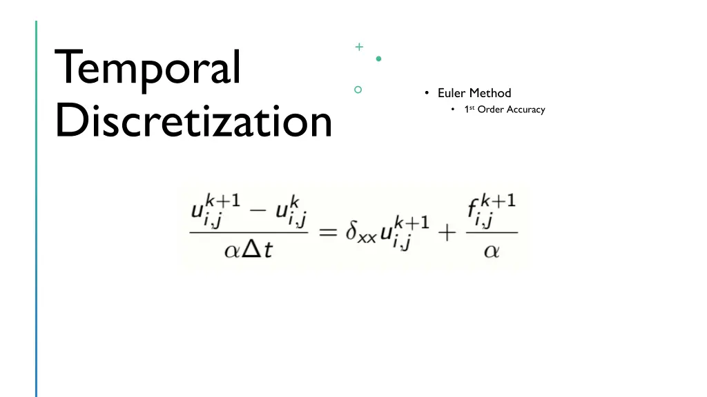 temporal discretization