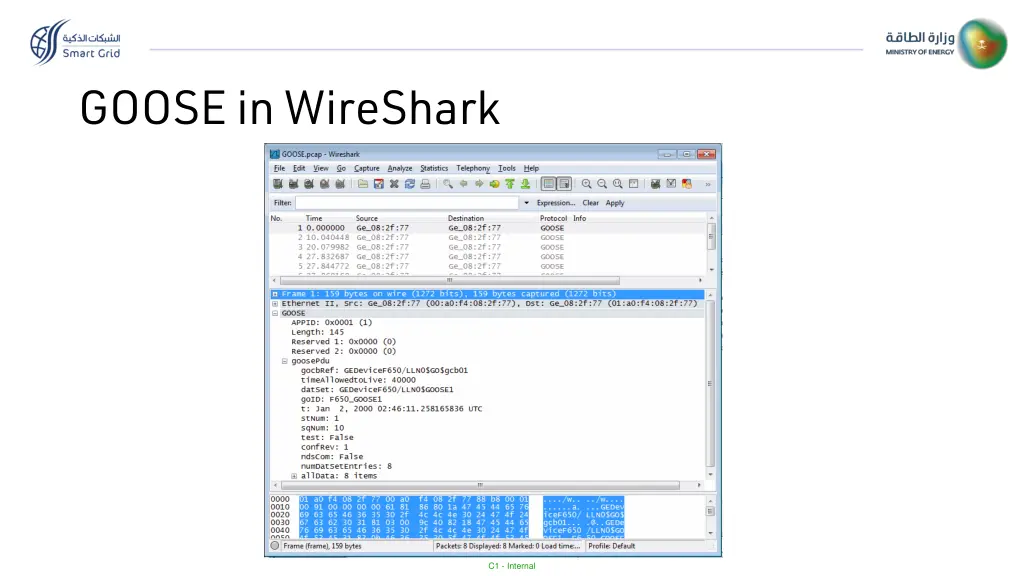 goose in wireshark