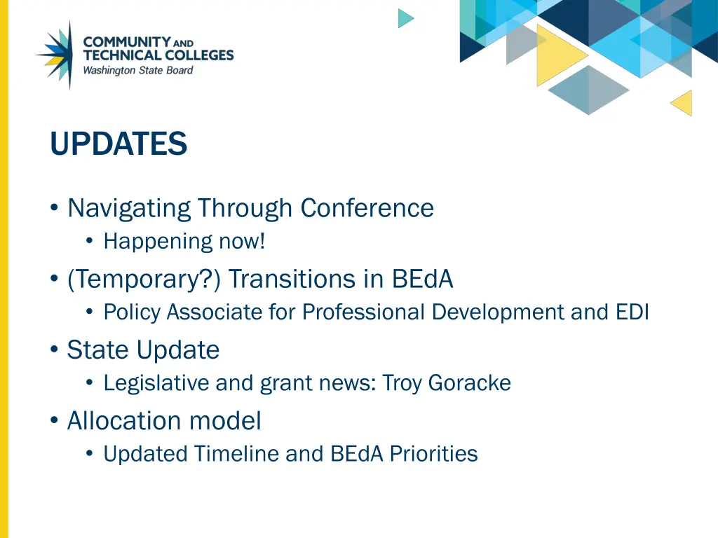 updates