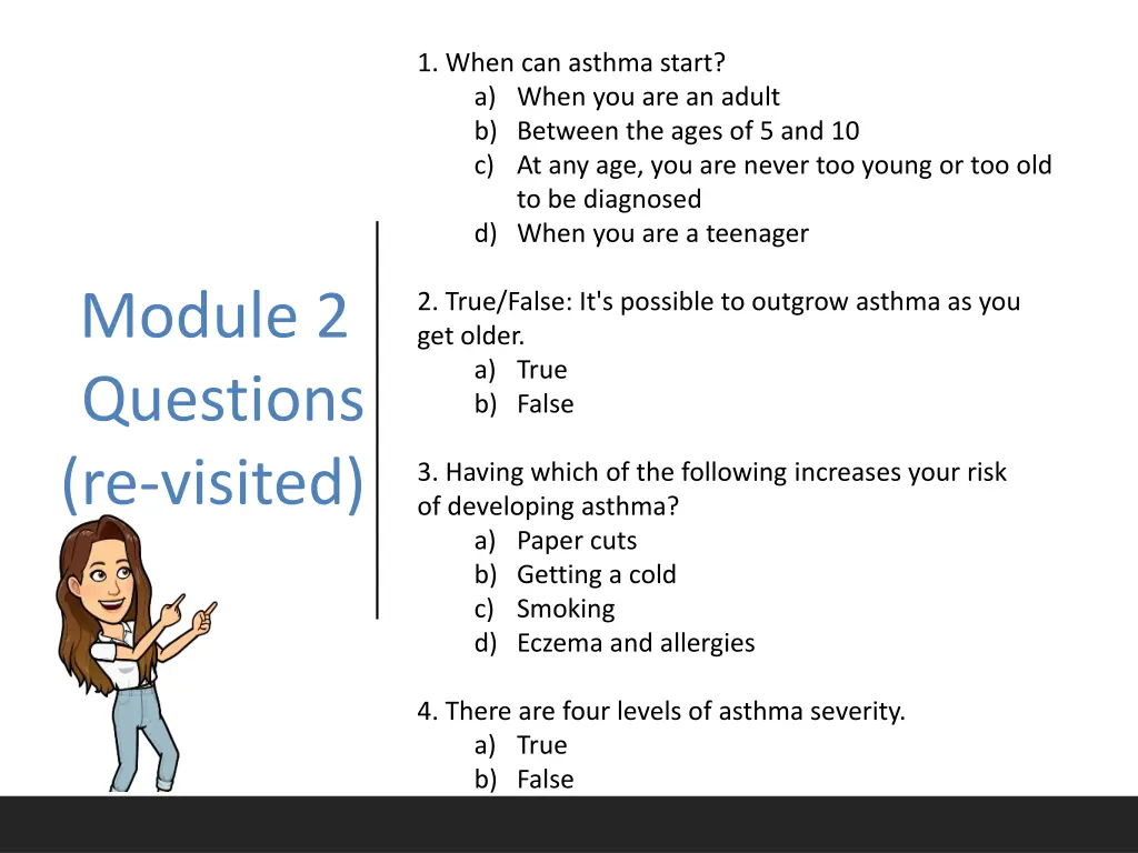 1 when can asthma start a when you are an adult