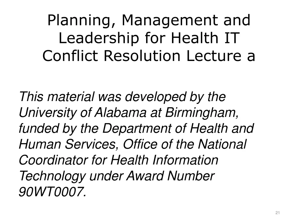 planning management and leadership for health 1