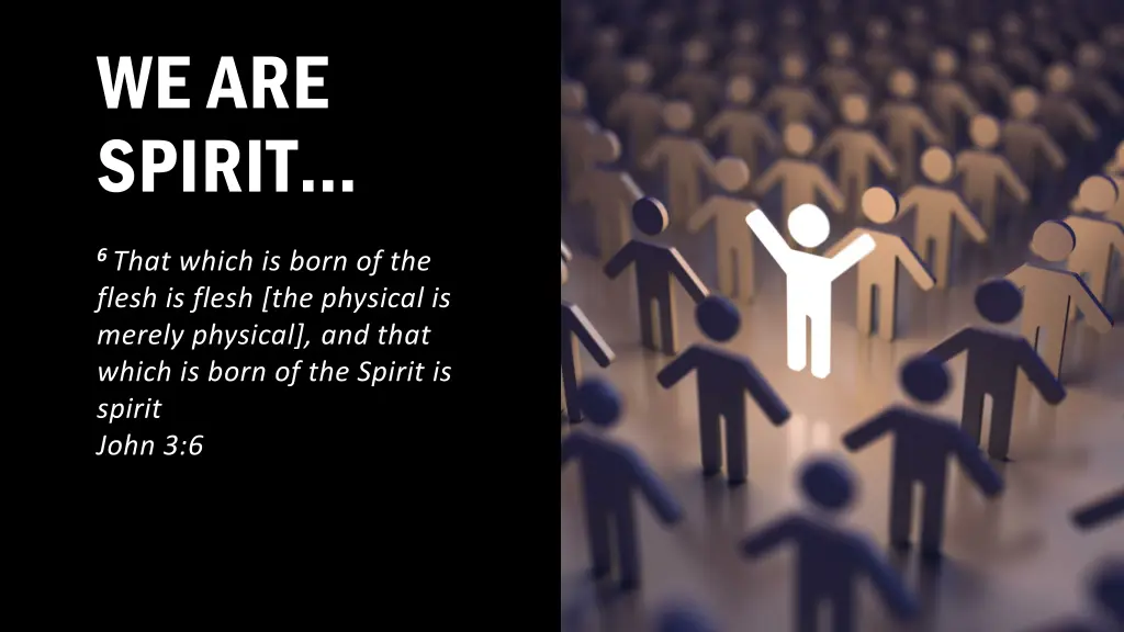 we are spirit