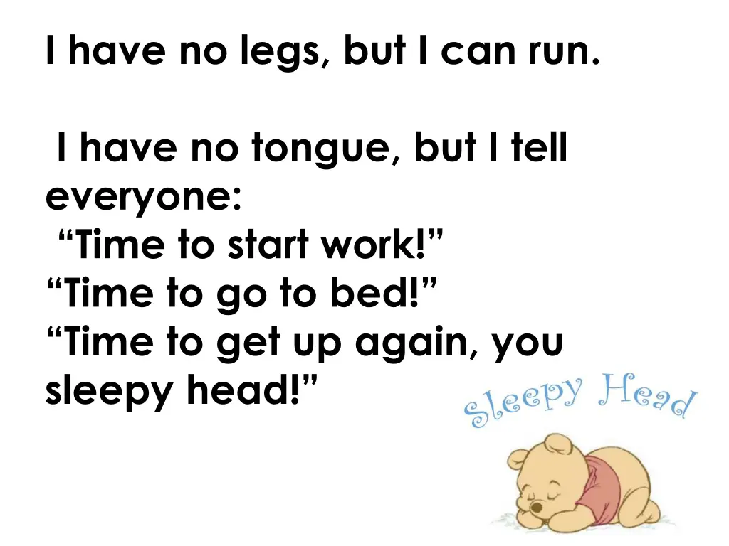 i have no legs but i can run