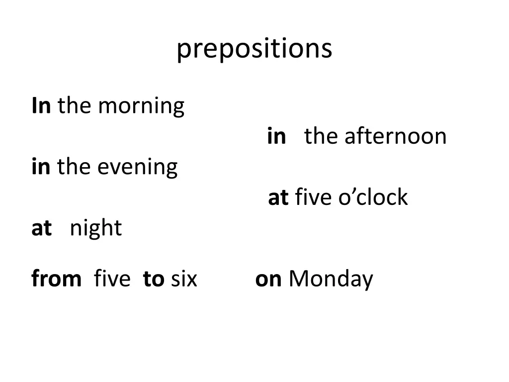 prepositions 1
