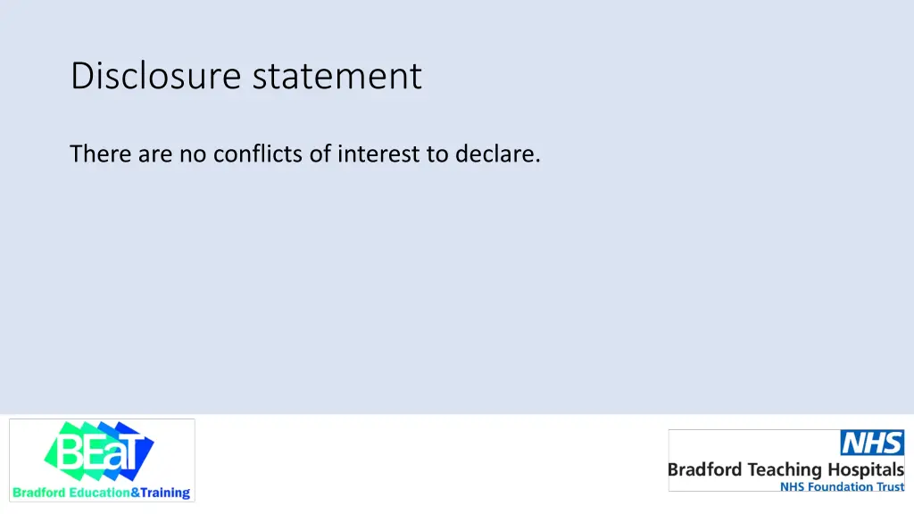 disclosure statement
