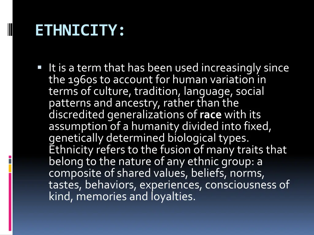 ethnicity