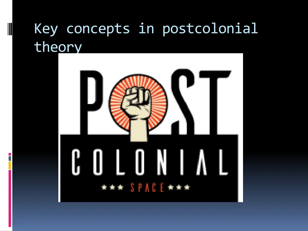 key concepts in postcolonial theory