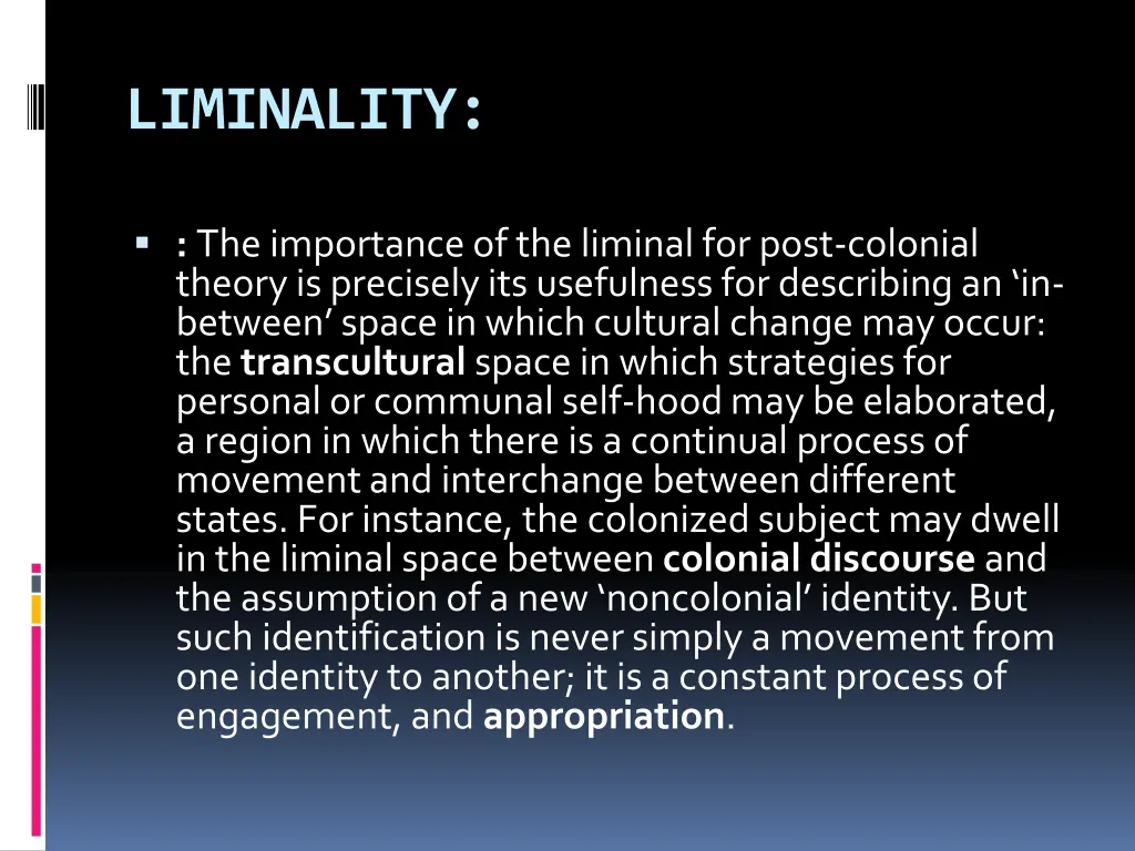 liminality