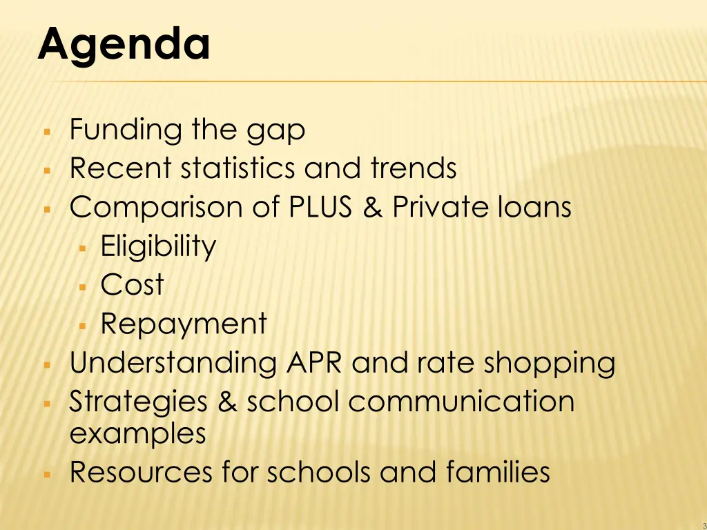 agenda
