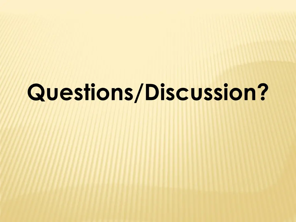 questions discussion