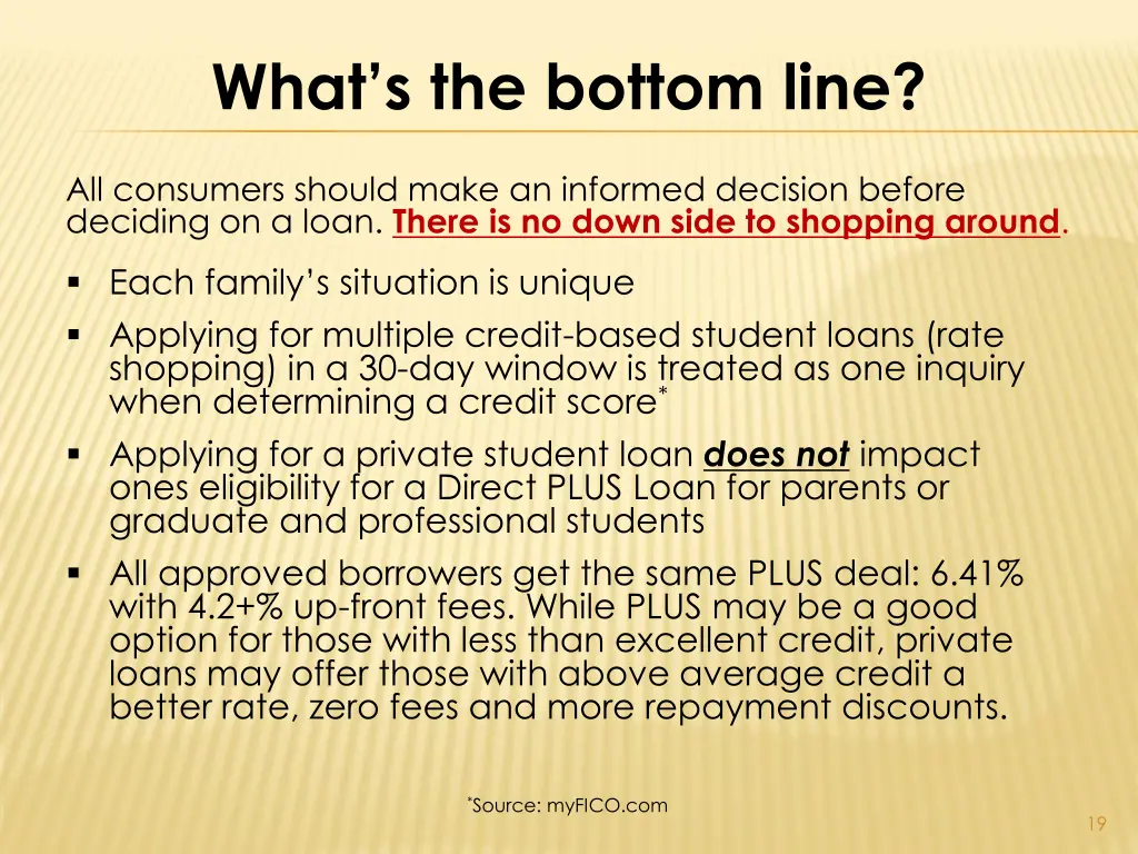what s the bottom line