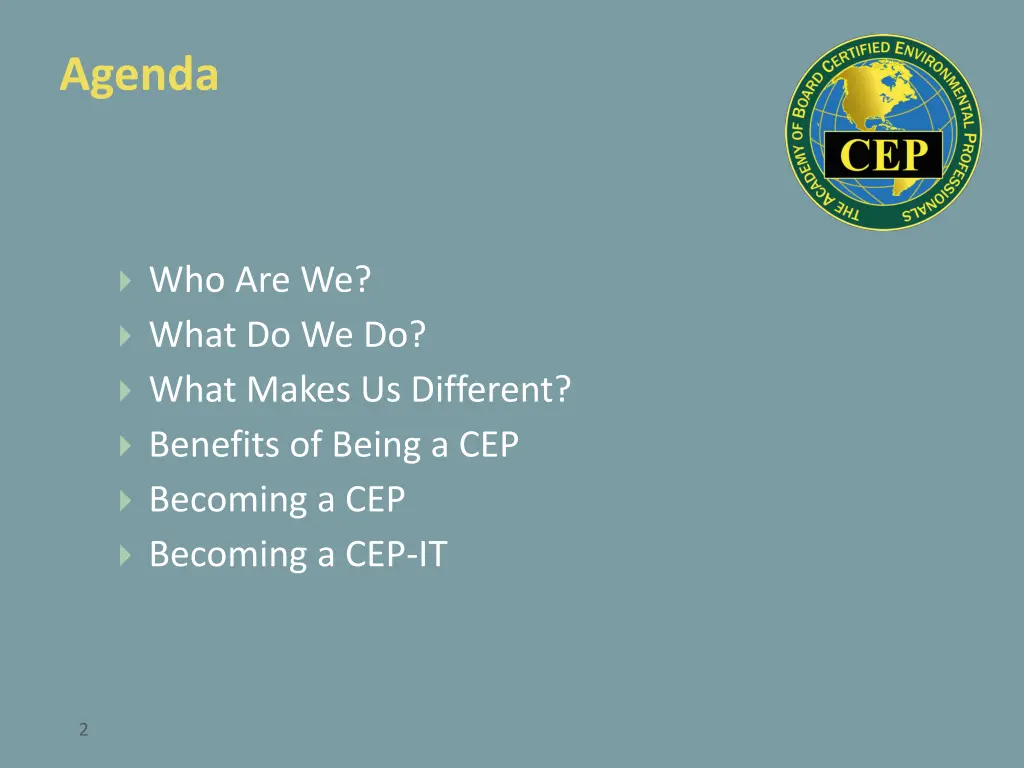 agenda