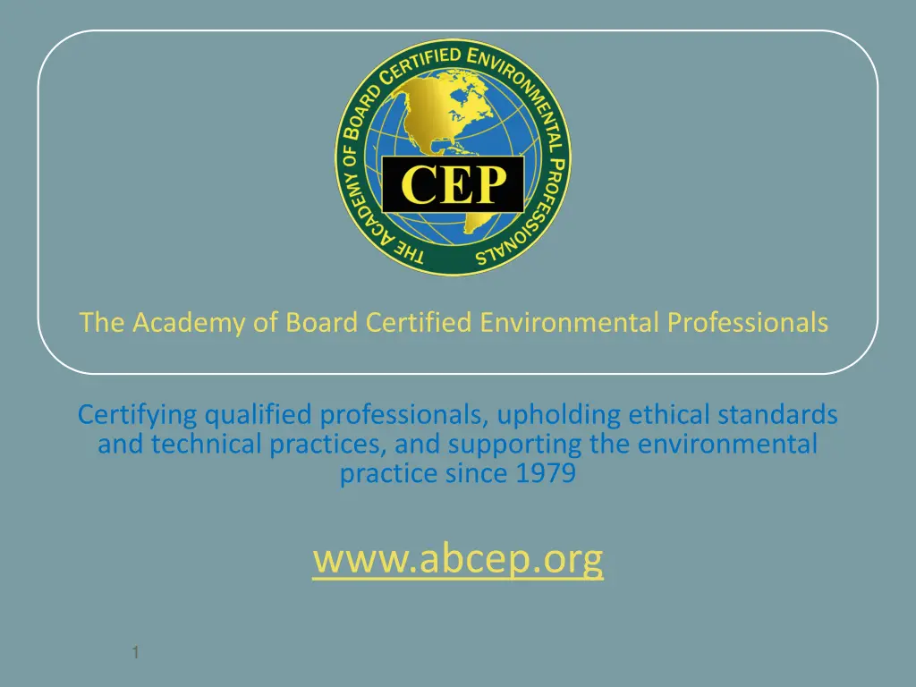 the academy of board certified environmental