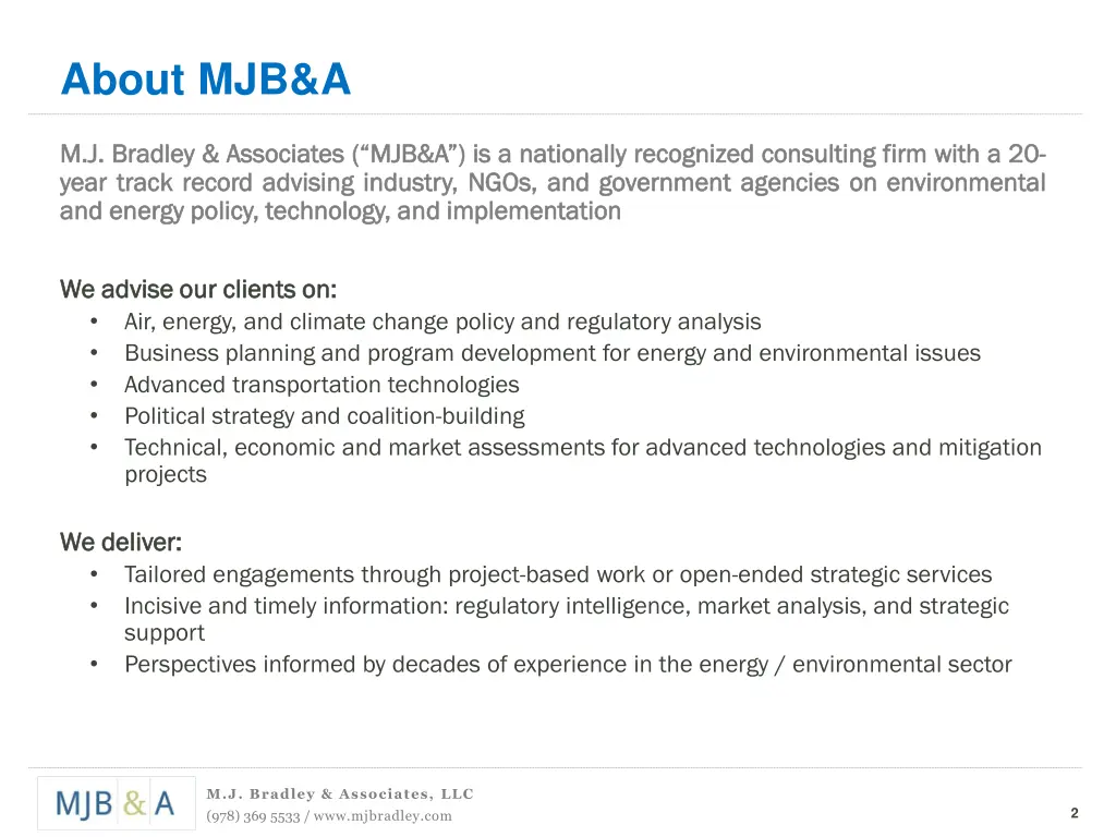 about mjb a