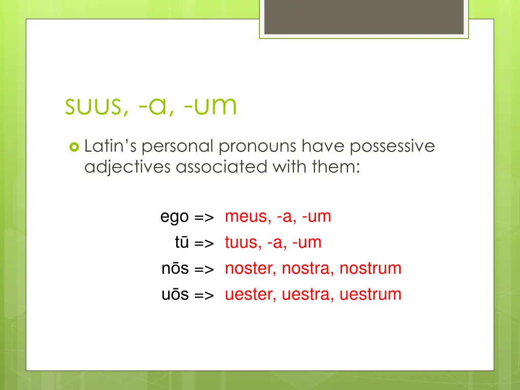 suus a um 1