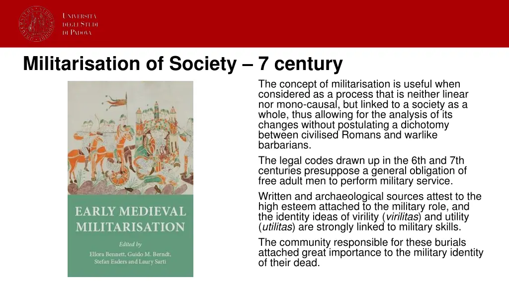 militarisation of society 7 century
