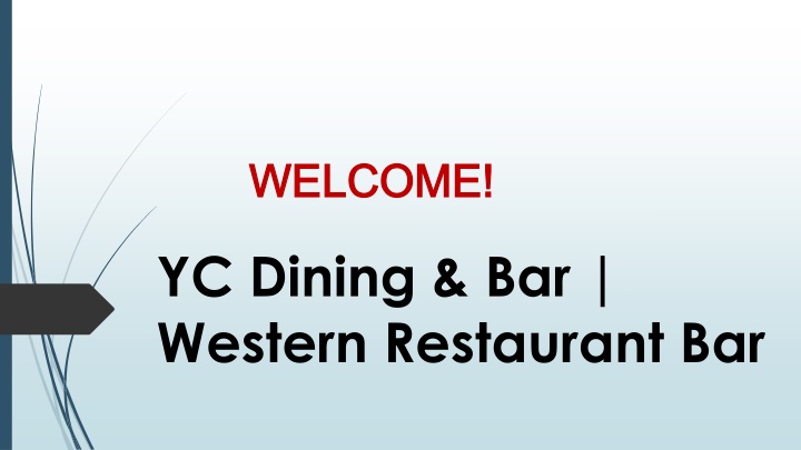 welcome welcome