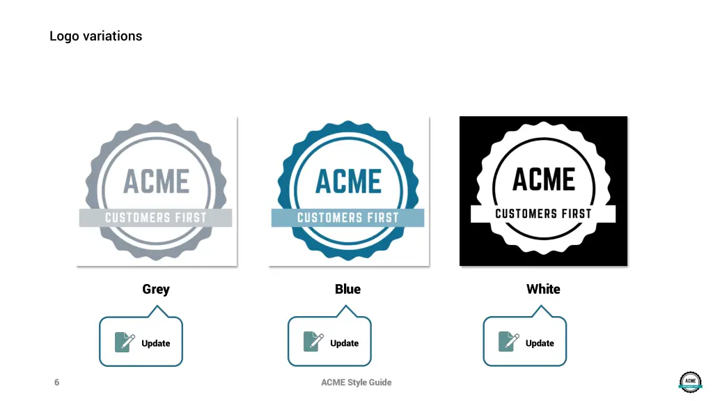 logo variations