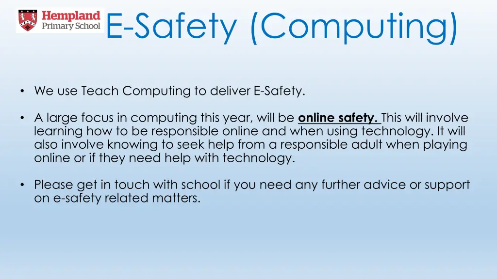 e safety computing