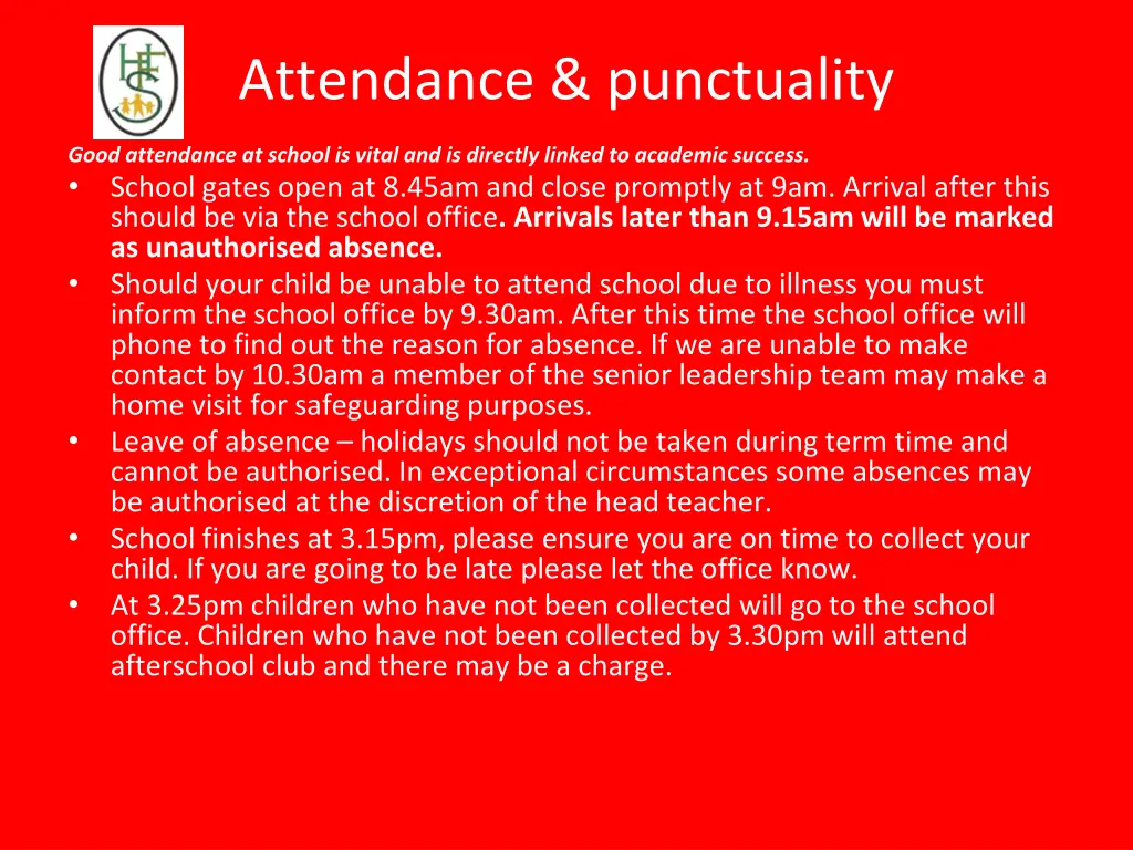 attendance punctuality