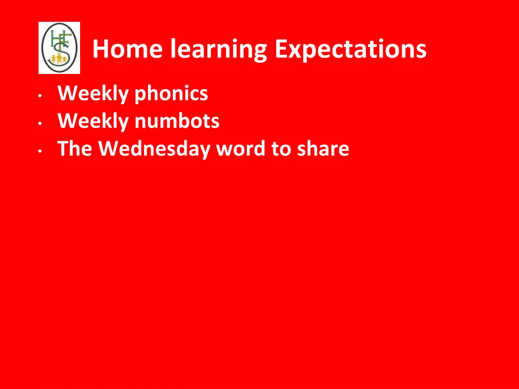 home learning expectations