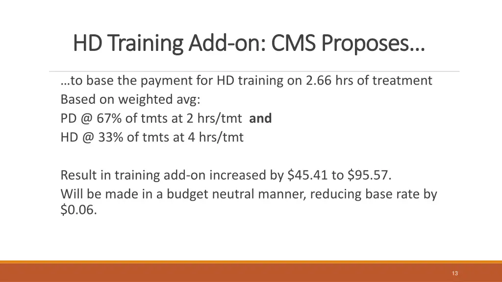 hd training add hd training add on cms proposes