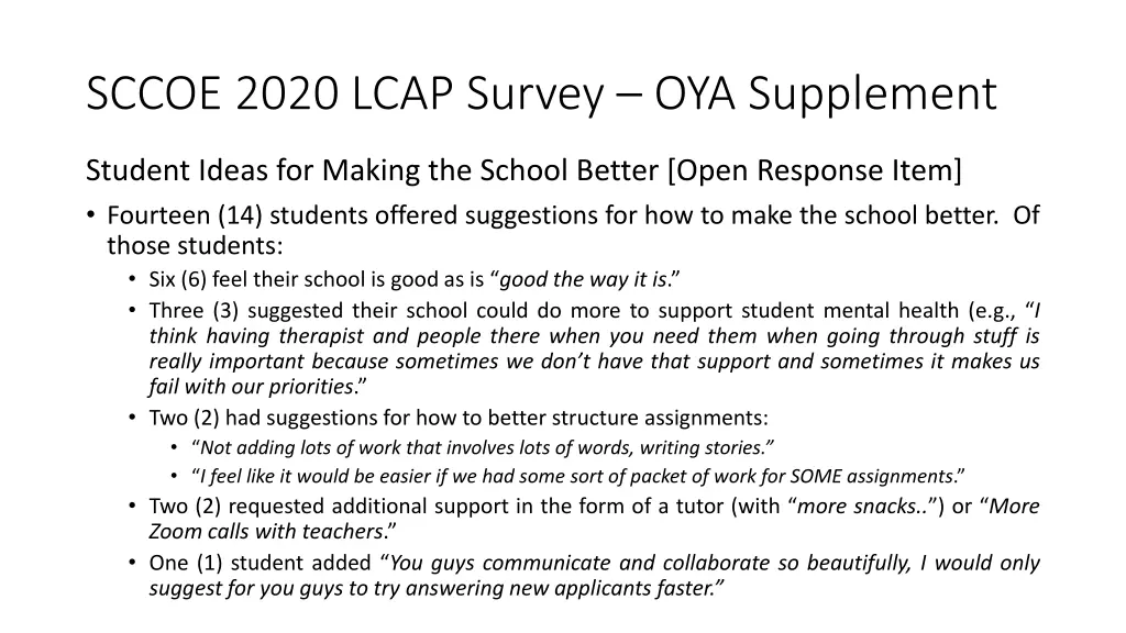 sccoe 2020 lcap survey oya supplement 4