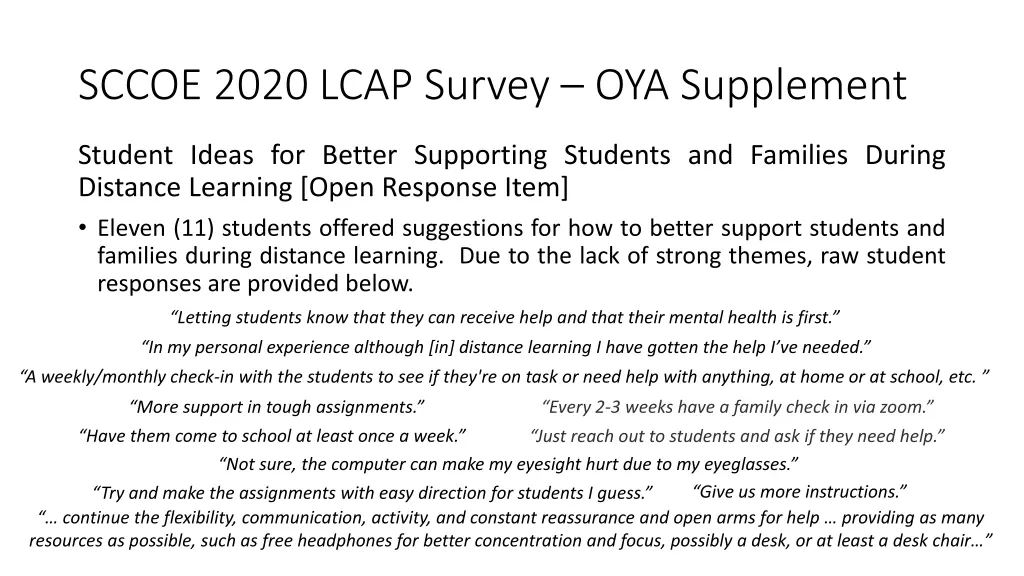 sccoe 2020 lcap survey oya supplement 5