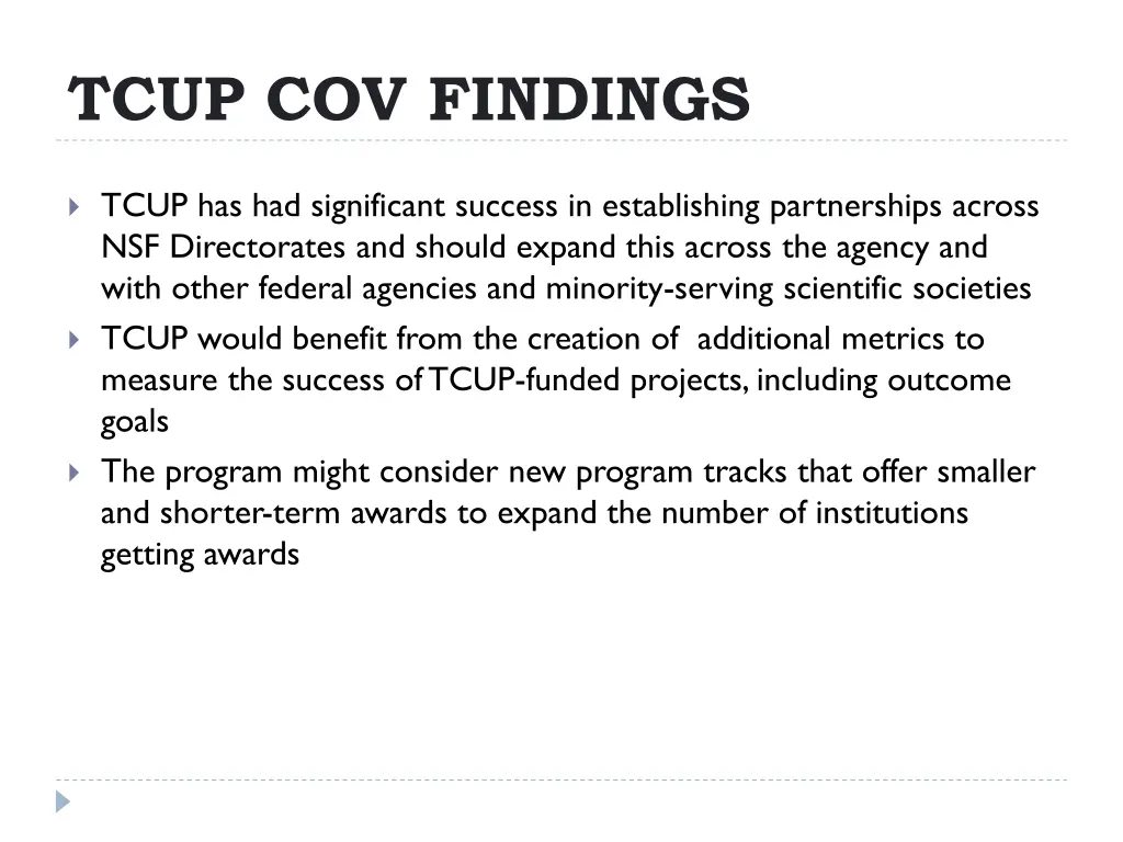 tcup cov findings
