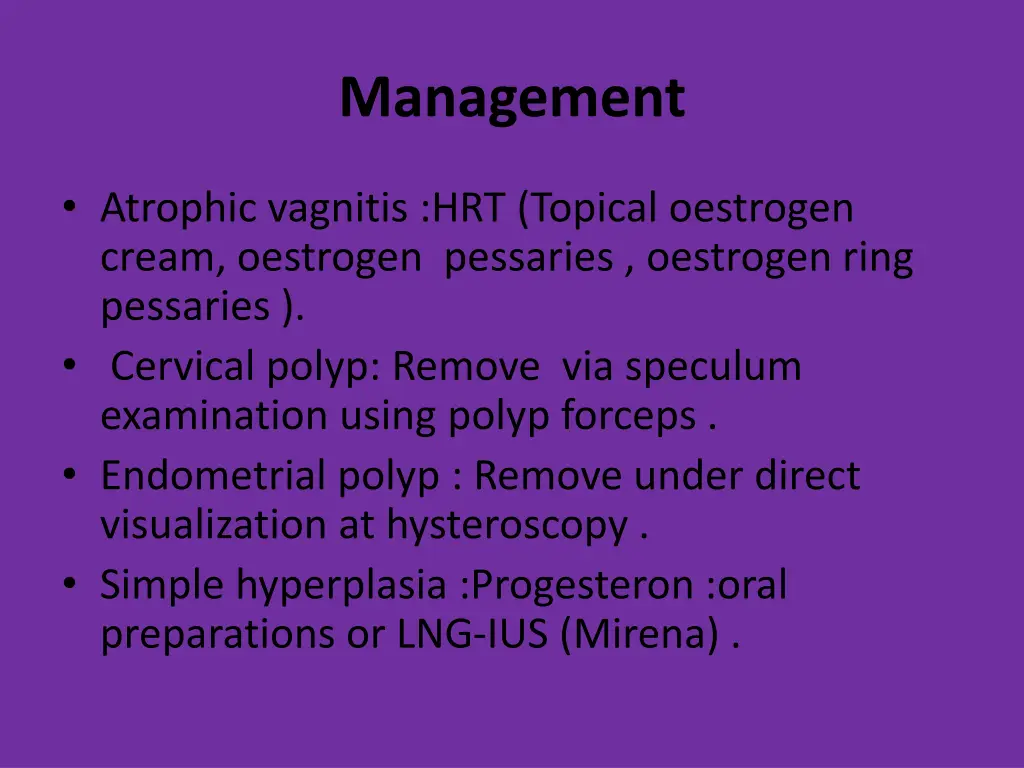 management