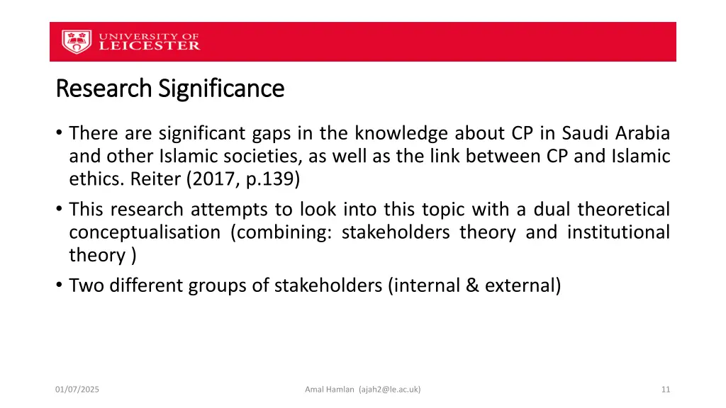 research significance research significance