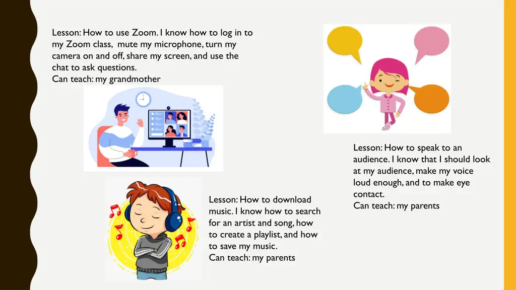 lesson how to use zoom i know