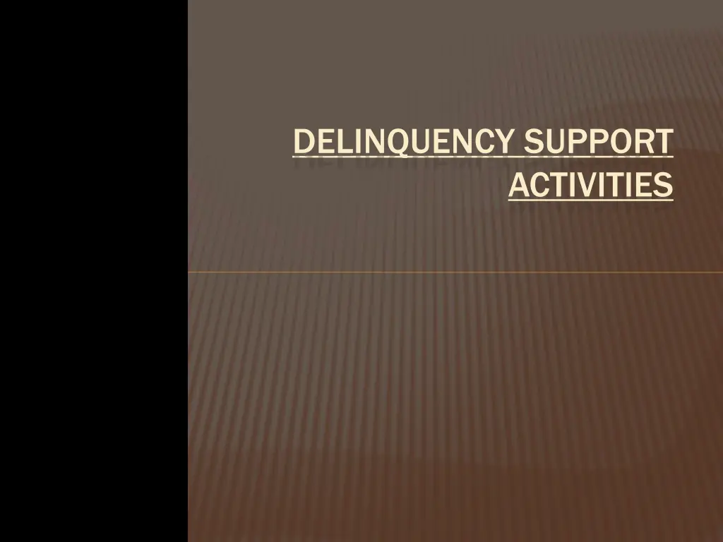 delinquency support