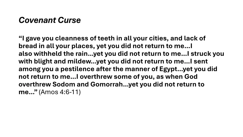 covenant curse 1