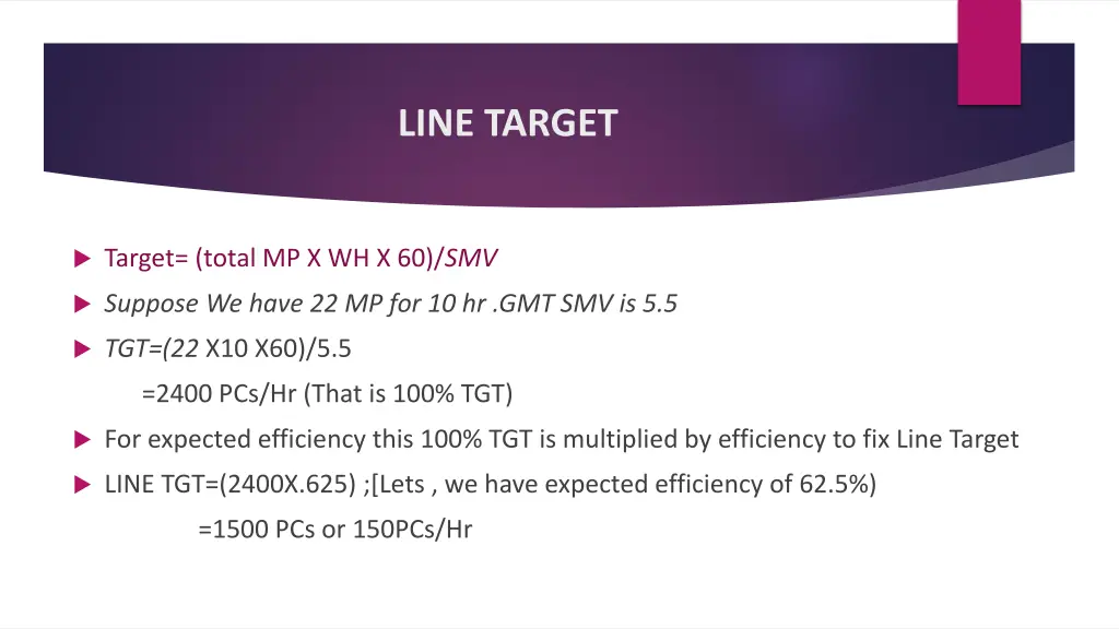 line target
