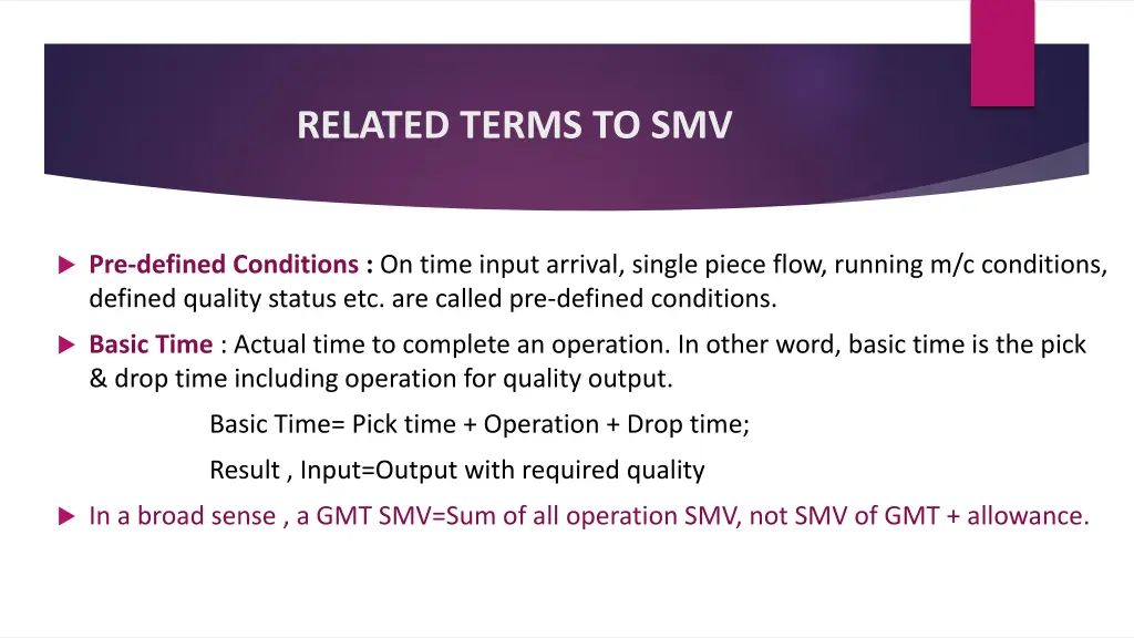 related terms to smv