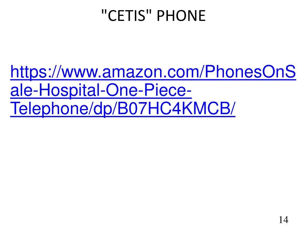 cetis phone