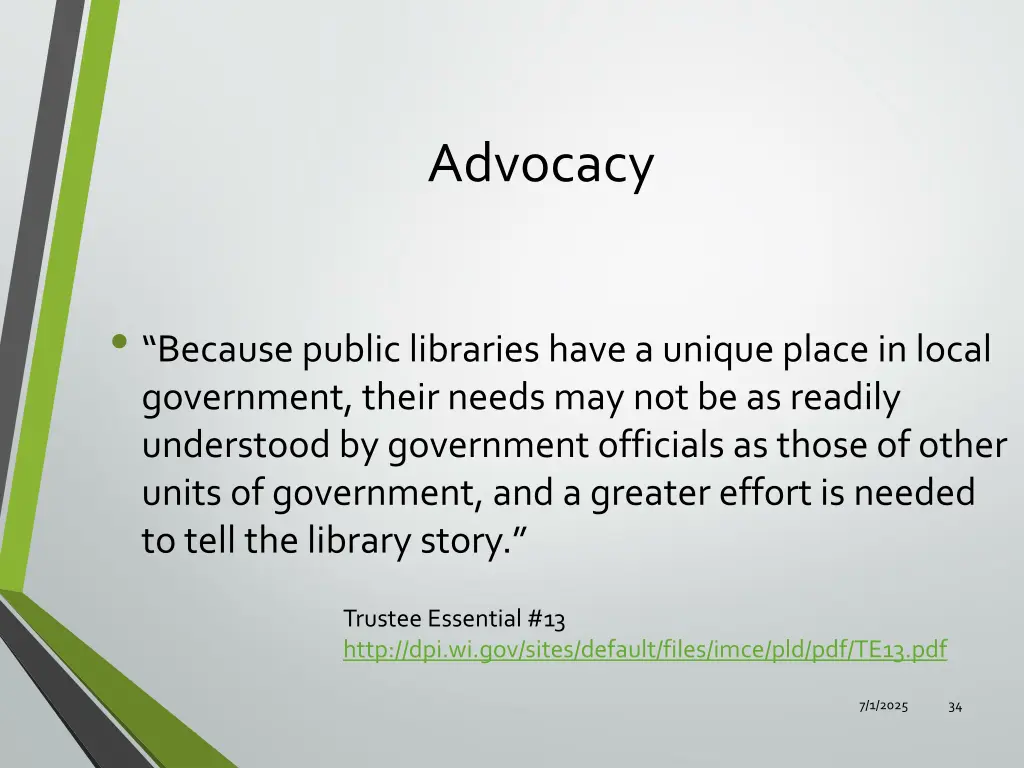 advocacy