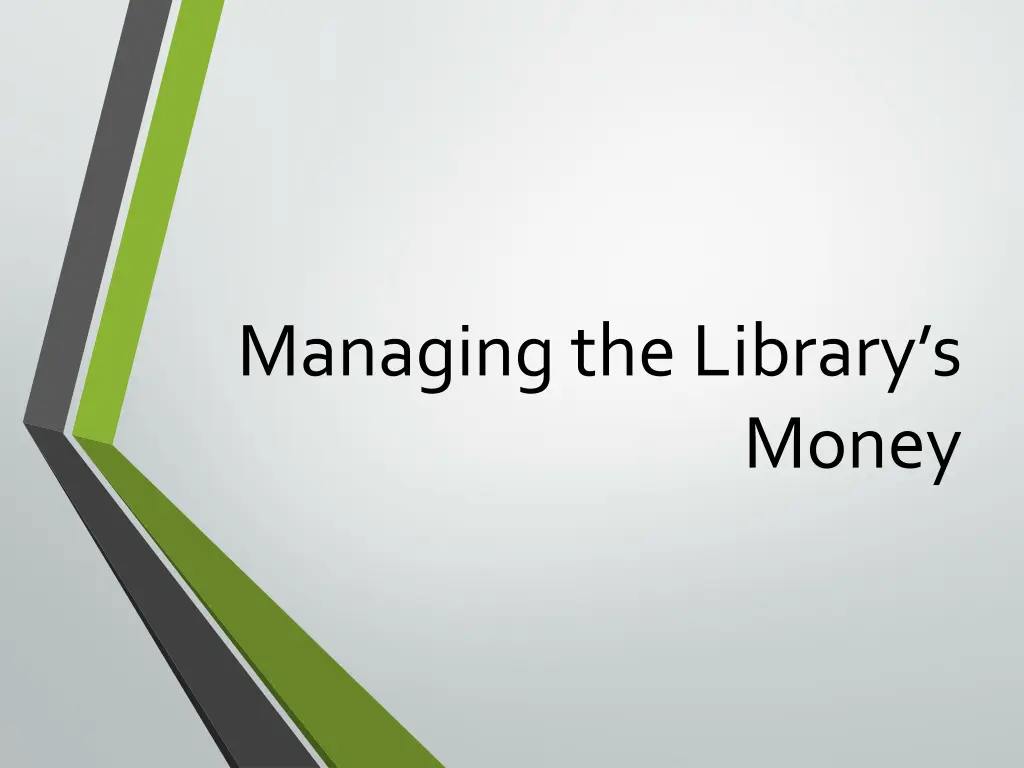 managing the library s