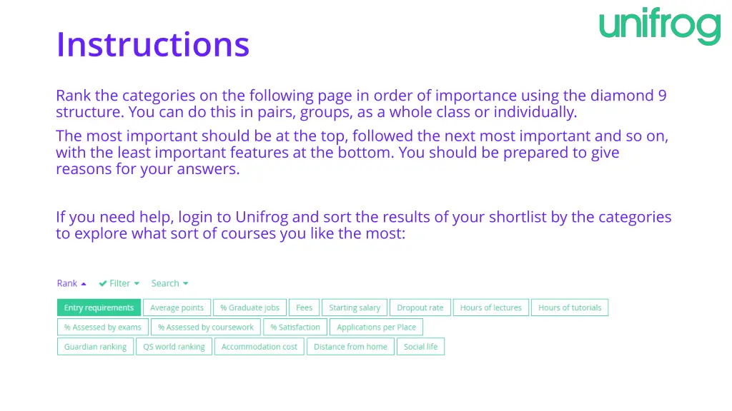 instructions