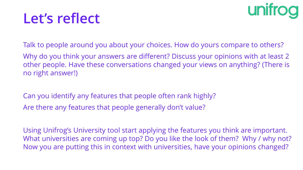 let s reflect