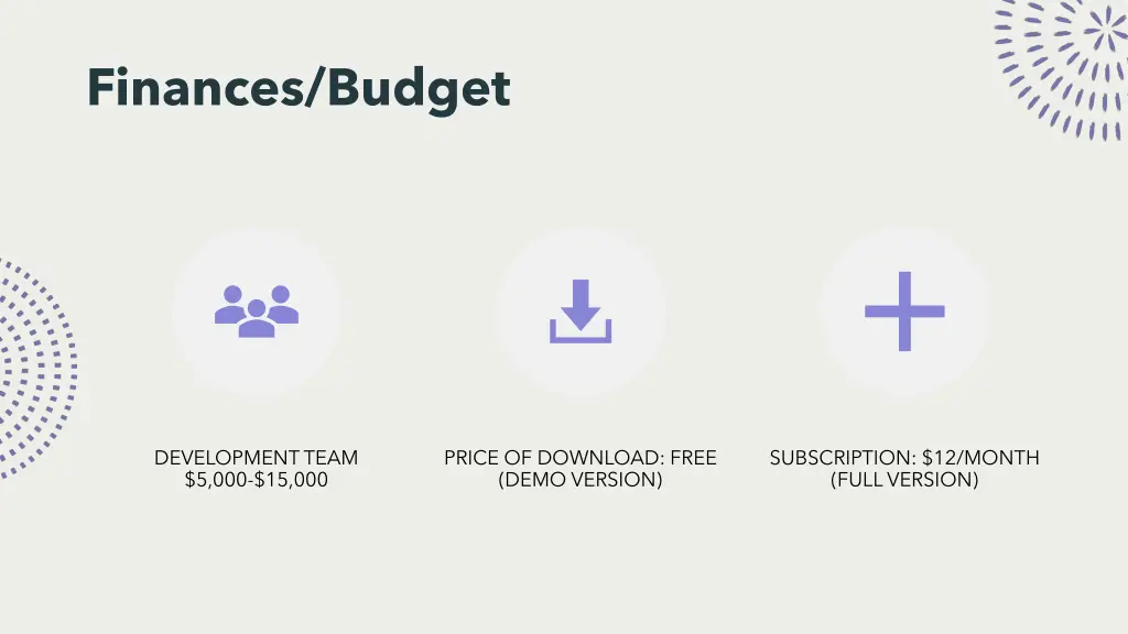finances budget