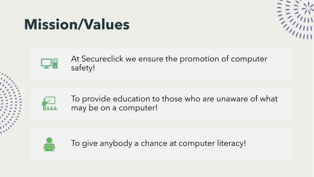 mission values