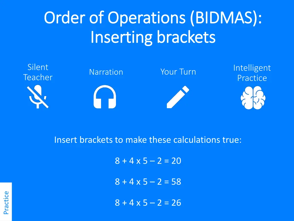 order of operations bidmas order of operations