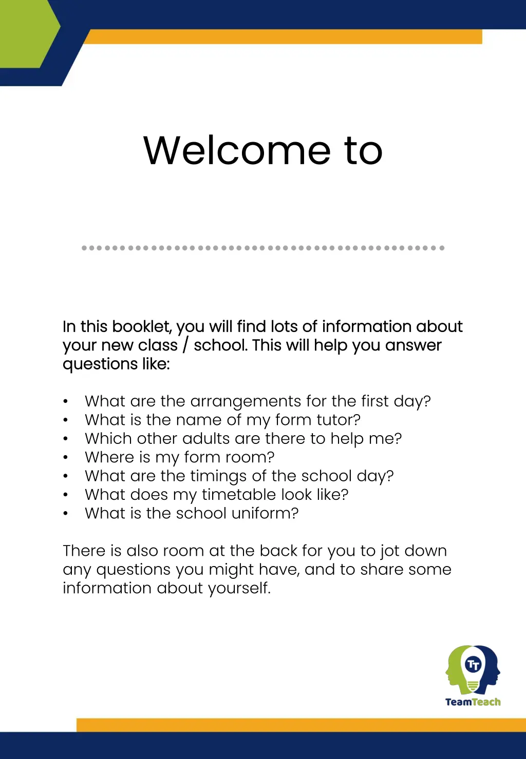 welcome to 1