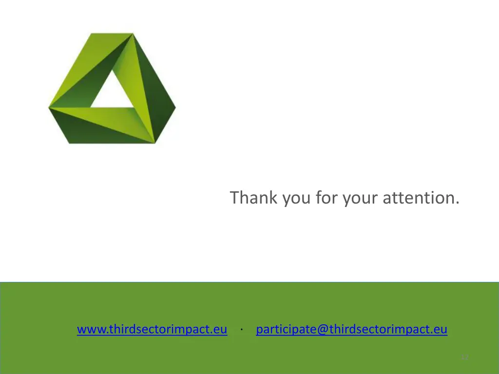 thank you for your attention