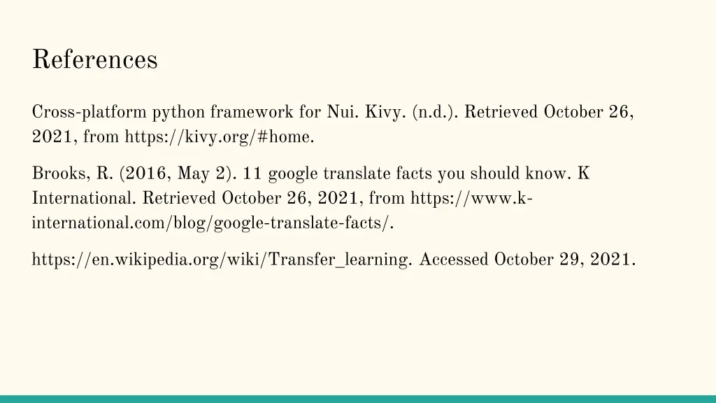 references